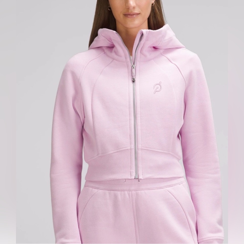 Lululemon X Peloton Scuba Crop Hoodie Full Zip